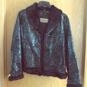 Ladies XL leather jacket